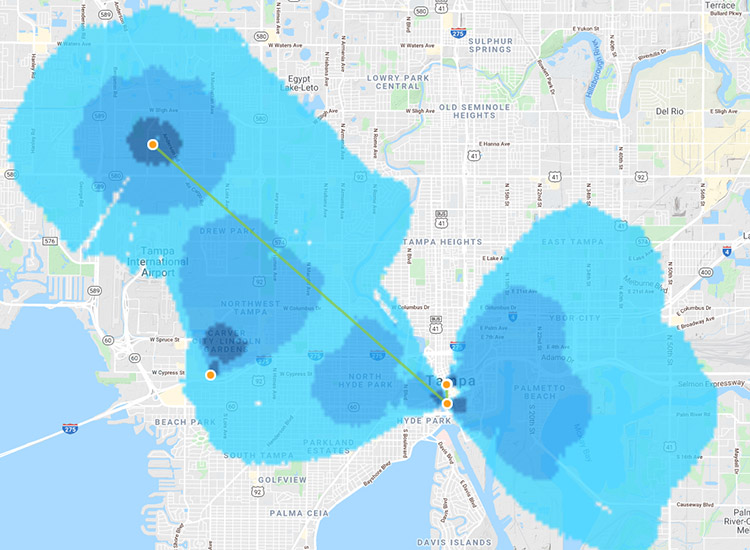 Wireless Coverage Area 1